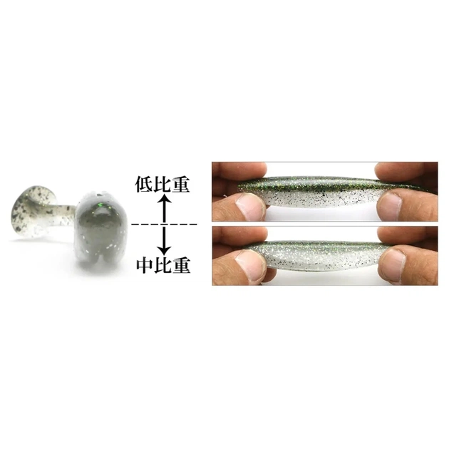 Силікон рибальський Keitech Easy Shiner 3.5" (7 шт/уп) EA18 mystic lime chart (1551.13.08) - picture 4