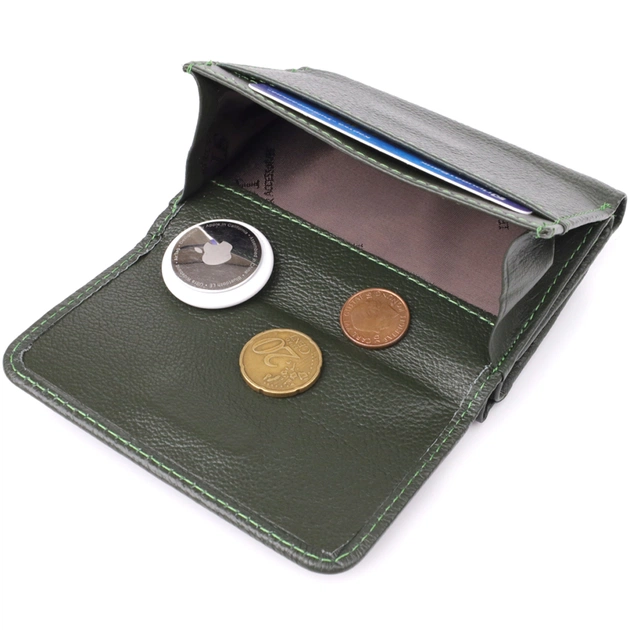 Гаманець ST Leather З натуральної шкіри Зелений (23072) - изображение 9