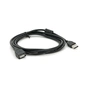 Дата кабель USB 2.0 AM/AF 2.0m ferrite black Voltronic (YT-AM/AF-2.0B) - зменшене зображення 2