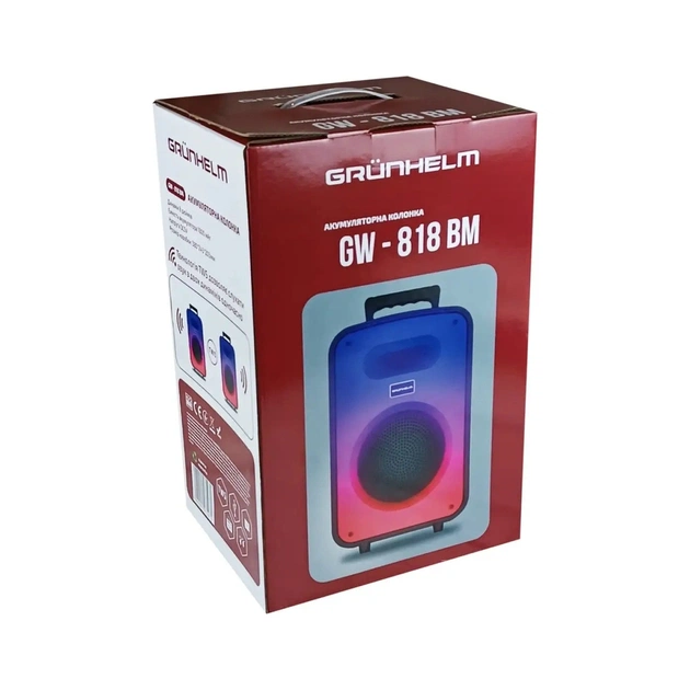 Акустична система Grunhelm GW - 818 BM (GW-818-BM) - picture 12