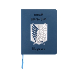 Щоденник шкільний Kite Attack on Titan, м'яка обкладинка (AT25-283) зображення 1