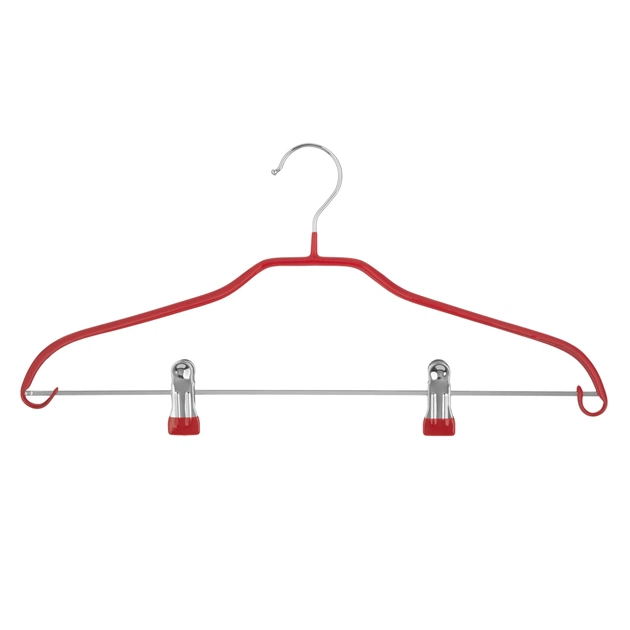 Плічка Ardesto Металеві з ПВХ покриттям З прищіпками Червоні 42 см 2 шт. (ARHC2802RC) - picture 3