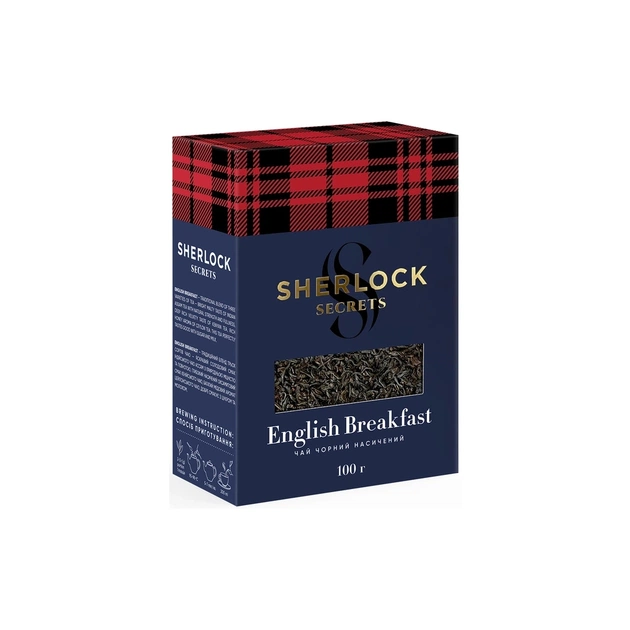 Чай Sherlock Secrets English Breakfast черный листовой 100 г (shs.00902) - изображение 6