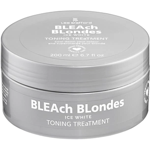 Маска для волосся Lee Stafford Bleach Blondes Ice White для попелястих і сивих відтінків 200 мл (5060282702684) зображення 1