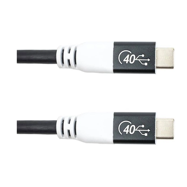 Кабель San Guan USB Type-C - USB Type-C (M/M) PD 100W, 40Gbps, 3 м Black (CA914135) - изображение 1
