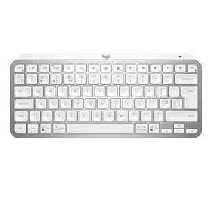 Клавіатура Logitech MX Keys Mini Wireless Illuminated UA Pale Grey (920-010499) зображення 1