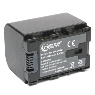 Акумулятор до фото/відео Extradigital JVC BN-VG121 (chip) (BDJ1311) зображення 1