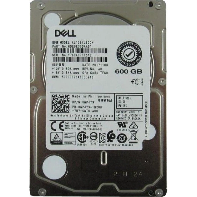Жорсткий диск для сервера IBM 600GB (WPJY9) - изображение 1