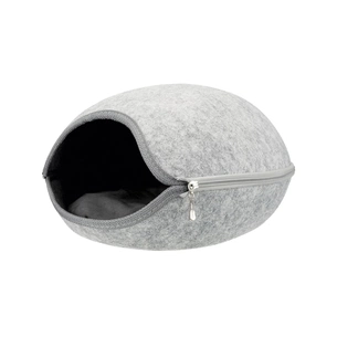 Будиночок для тварин Trixie Фетровий 40х24х46 см світло-сірий (4011905363165) зображення 1