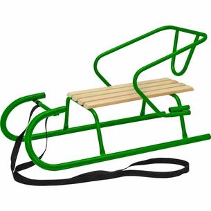 Санки Time Eco Сніжок Зелені (4820211100476GREEN) зображення 1