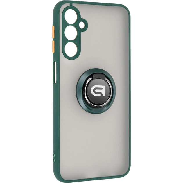 Чохол до мобільного телефона Armorstandart Frosted Matte Ring Samsung A25 5G (A256) Dark Green (ARM73764) - зображення 1