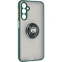 Чохол до мобільного телефона Armorstandart Frosted Matte Ring Samsung A25 5G (A256) Dark Green (ARM73764) - зменшене зображення 1
