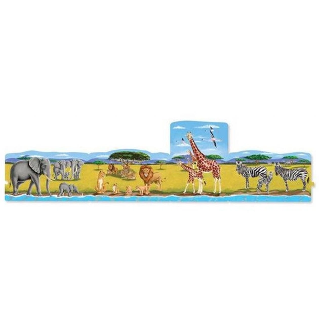 Пазл Melissa&Doug Мега, 4 в 1 "Сафари", 96 элементов (MD8915) - изображение 1