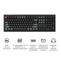 Клавіатура Keychron V6 Ultra Keychron Red Switch RGB UA Black (V6U-D1-UA) - зменшене зображення 8