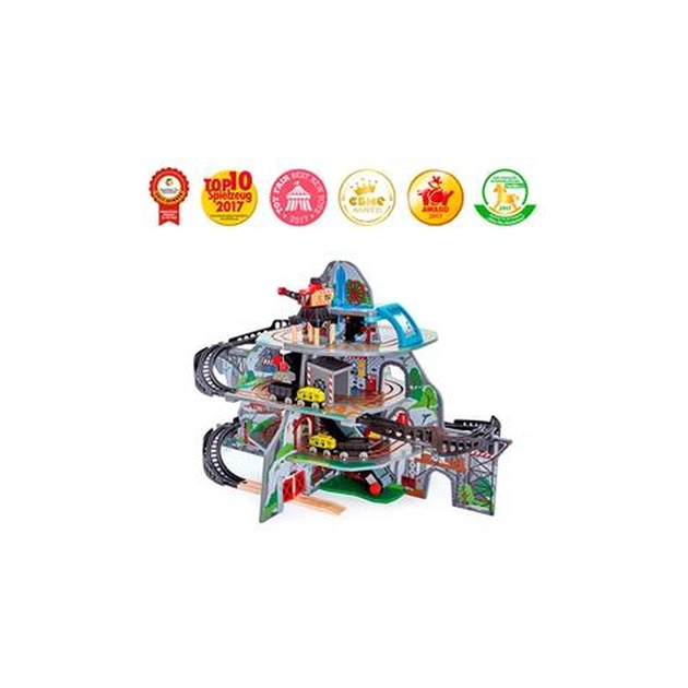 Залізниця Hape Багаторівнева гірська шахта з аксесуарами (E3753) - picture 9