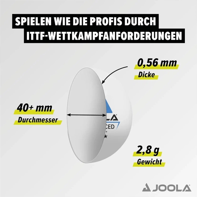 М'ячик для настільного теніса Joola Outdoor ball 6 шт (42181) (930962) - picture 3