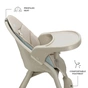 Стульчик для кормления Kinderkraft Dinnly Beige (5902533931569) - уменьшенное изображение 8