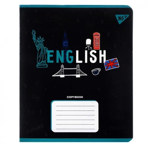 Зошит Yes предметний АНГЛІЙСЬКА МОВА Black 48 аркушів, лінія (767475) зображення 1