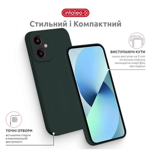 Чохол до мобільного телефона Intaleo SoftShell Moto G55 Dark Green (1283126632396) зображення 1
