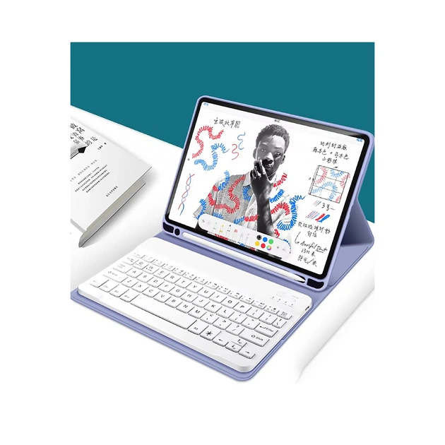 Чохол до планшета BeCover with keyboard Apple iPad Pro 13" M4 2024 Purple (713007) - picture 7