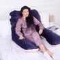 Подушка MirSon для вагітних та відпочинку Velvet Line №8022 U-подібна Ruellia (2200006178545) - preview 5