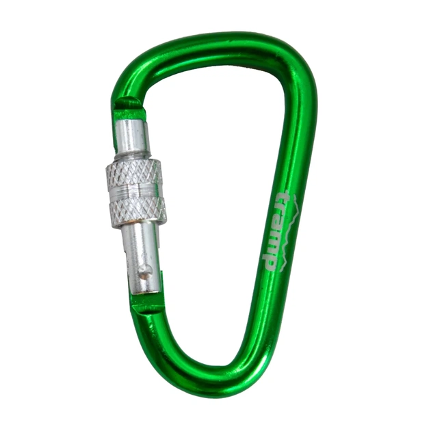 Карабін туристичний Tramp Набір 10 шт з муфтою 7 cм Green (UTRA-302-green) - picture 1