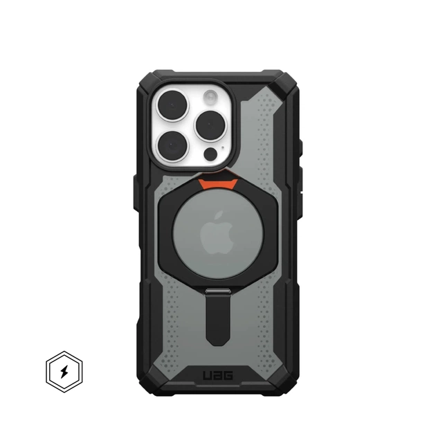 Чохол до мобільного телефона UAG iPhone 16 Pro Plasma XTE MagSafe Black/Orange (114474114097) - зображення 1