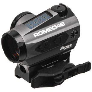 Коліматорний приціл Sig Sauer Romeo4S 1x20mm, 2 MOA RED DOT BALLISTIC CIRCLE DOT, SOLAR (SOR43021) зображення 1