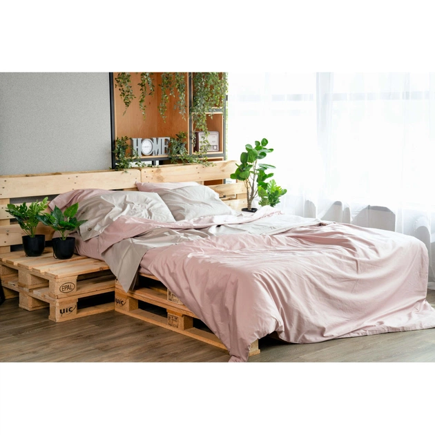 Підковдра Ardesto Mix&Match сатин 160х220 см пудра (ART1622DVP) - picture 12