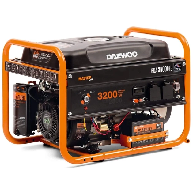 Генератор Daewoo GDA3500DFE 3.2kW Gasoline + LPG - изображение 1