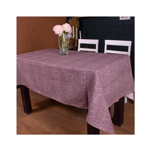 Скатертина MirSon Рогожа №208 Chocolate Binding 130x180 см (2200006738053) зображення 1