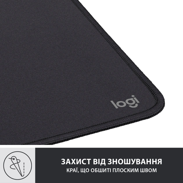 Килимок для мишки Logitech Mouse Pad Studio Series Graphite (956-000049) - picture 5