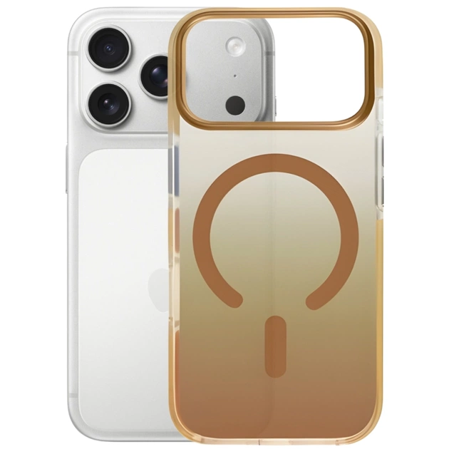 Чехол для мобильного телефона BeCover FIBRA Shock-Proof MagSafe Apple iPhone 17 Pro Max Gold (715471) - изображение 1