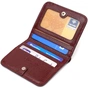 Гаманець Canpellini З натуральної шкіри флотар Бордовий (21802) - зменшене зображення 5