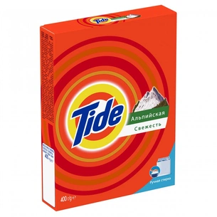 Пральний порошок Tide Альпійська свіжість 400 г (5413149359031) зображення 1