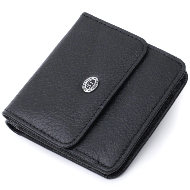 Кошелек ST Leather Из натуральной кожи Черный (22690) - изображение 1