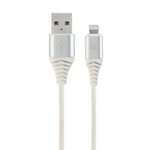 Дата кабель USB 2.0 AM to Lightning 1.0m Cablexpert (CC-USB2B-AMLM-1M-BW2) зображення 1