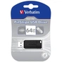 USB флеш накопичувач Verbatim 64GB Store 'n' Go PinStripe Black USB 2.0 (49065) - зменшене зображення 5