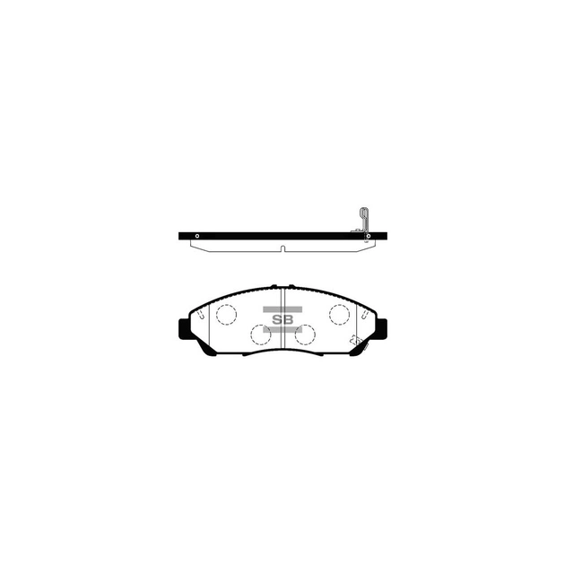 Тормозные колодки HI-Q SP1452 - изображение 1