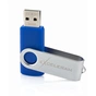 USB флеш накопичувач eXceleram 8GB P1 Series Silver/Blue USB 2.0 (EXP1U2SIBL08) - зменшене зображення 3