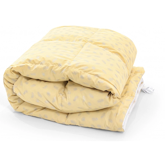 Ковдра MirSon пухова №1857 Bio-Beige 70% пух Зима + 140x205 (2200003014495) - изображение 1