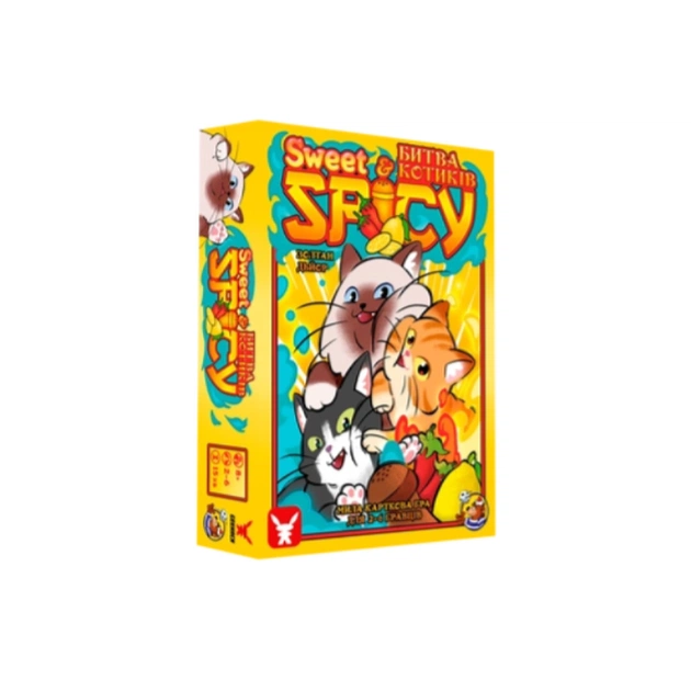 Настольная игра Geekach Games Sweet & Spicy. Битва котиков, украинский (GKCH073SP) - изображение 1