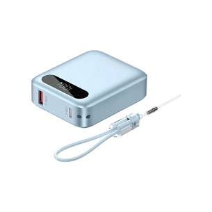 Батарея універсальна Choetech 10000mA, 22.5W, PD, QC, blue (B860-CCLBE) зображення 1