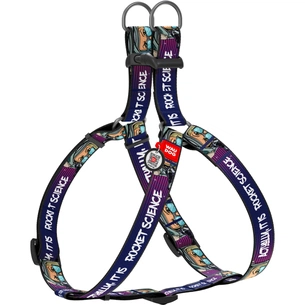 Шлея для собак WAUDOG Nylon з QR-паспортом "Космос. Ракетобудування" L (5160-0124) зображення 1