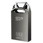 USB флеш накопичувач Silicon Power 64GB Jewel J50 Metallic Grey USB 3.0 (SP064GBUF3J50V1T) - зменшене зображення 2