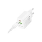 Зарядное устройство BOROFONE BN29 Fuente 1xUSB-C PD30W + 1xUSB QC3.0 White (6941991120329) - уменьшенное изображение 5