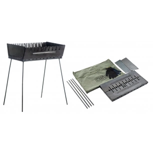 Мангал СИЛА (кейс) з чохлом та рукавичками товщина 2 (960109) зображення 1