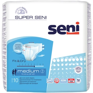 Підгузки для дорослих Seni Super Medium 10 шт (5900516691189) зображення 1