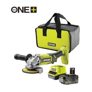 Шліфувальна машина Ryobi ONE+ RAG18125-1C40S 125мм, 18V, 1х4А·год 9000об/хв, сумка (5133005643) зображення 1