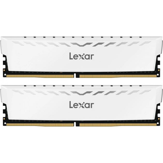 Модуль памяти для компьютера DDr432GB (2x16GB) 3600 MHz Thor White Lexar (LD4BU016G-R3600GDWG) - изображение 1